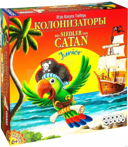 Kids Book Art.111671 Galda spēle - Kolonizatori Catan. Junior