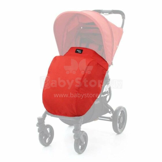 „Valco Baby Boot Cover“ 9999 ugniai raudonas pėdų dangtelis, skirtas vežimėliams „Snap 3“ / „Snap 4“