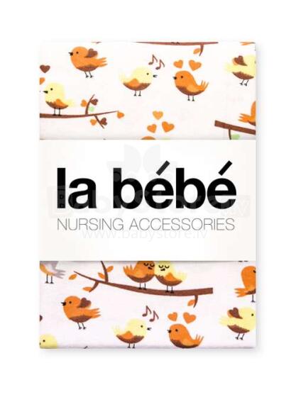 La Bebe™ Flanel 90x90 Art.112087 Birds Nappy 90x90 sm