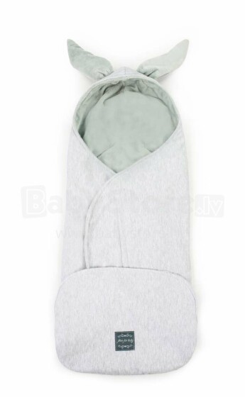 Flooforbaby Spring Footmuff Art.112227 Grey  Высококачественное детское двустороннее легкое одеяло-конверт с капюшоном 95X85
