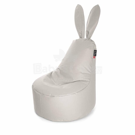 „Qubo Daddy Rabbit“ sidabrinis pop menas. 12614 sėdmaišis, pūstukai, minkšti sėdmaišiai, sėdmaišiai