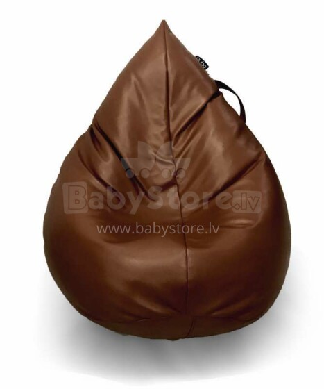 „Qubo ™ Splash Drop Brownie“ prekės ženklas 112161 Puff Bag, minkšti pupelių maišeliai, pupelių krepšys