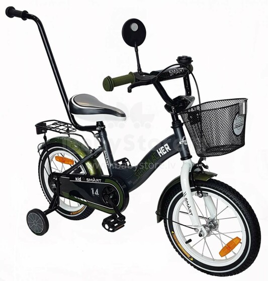 Schumacher Kid Smart Art.112706 Green  Детский велосипед c надувными колёсами 14'