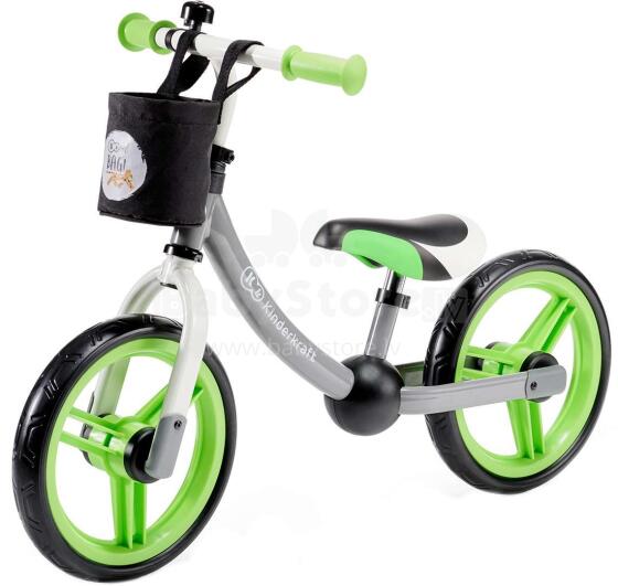 KinderKraft  2WAY Next Art.KKR2WNXGRE00AC Green/Grey Children's scooter with a metal frame
