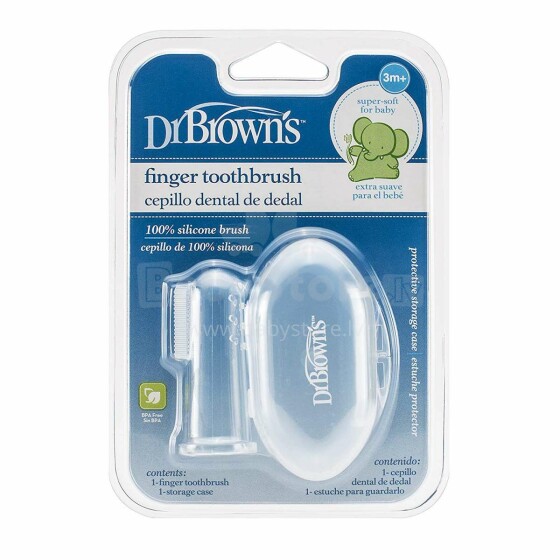 Dr.Browns Art.HG010 dantenų masažo šepetėlis