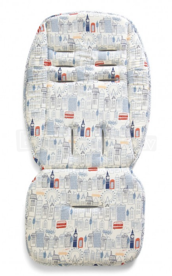 Mamas&Papas Liner Memory Foam Art.113349 London Skyline   Memory trolley insert