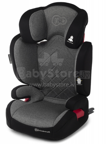 KinderKraft Xpand Isofix Grey Art.KKFXPANGRY0000 Bērnu Autosēdeklītis 15-36kg