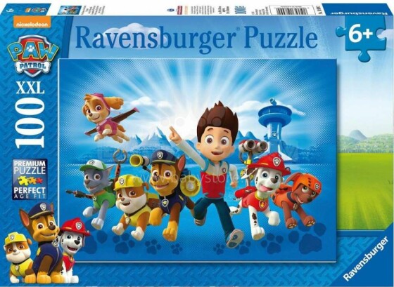 Ravensburger Puzzle Paw Patrol Art.R10899 puzle 100gab.