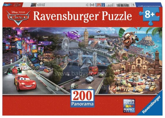 Ravensburger Puzzle Cars Art.R12645 dėlionė 200vnt.