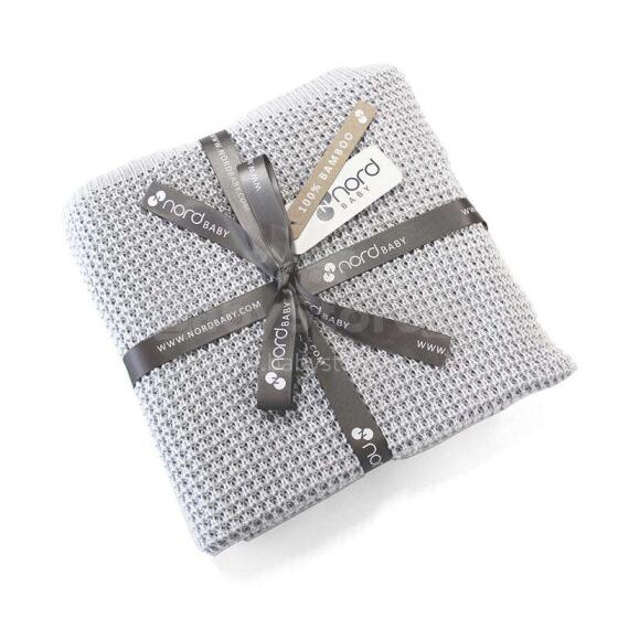 NordBaby  Waffle Blanket Art.205678 Cloud Grey