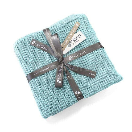 NordBaby  Waffle Blanket Art.205680 Blue Haze