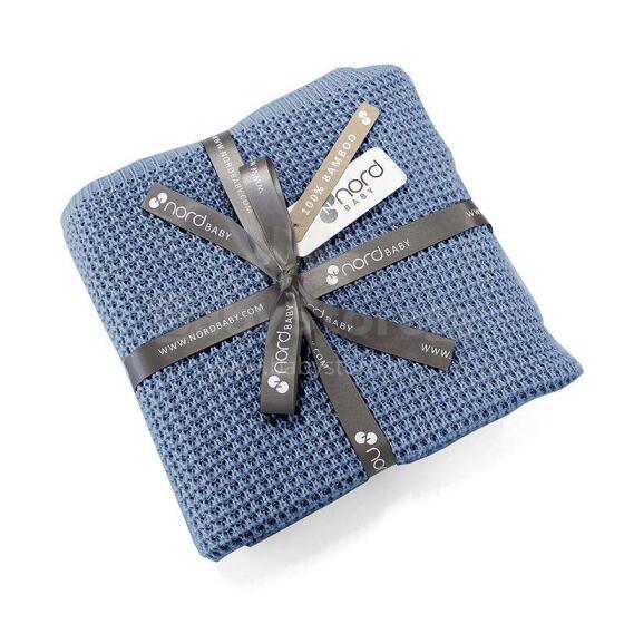 NordBaby Waffle Blanket Art.205682 China Blue