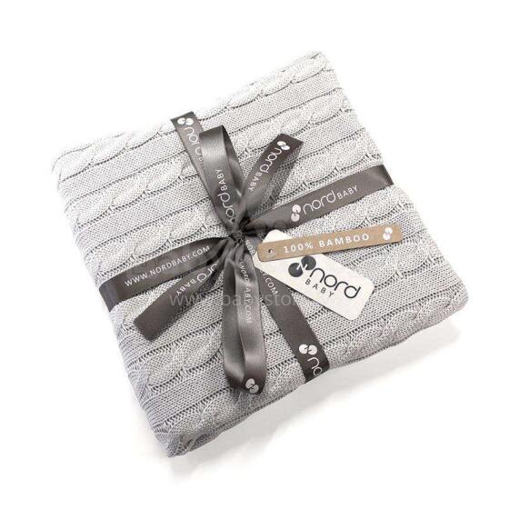 NordBaby Knitted Blanket Art.205677 Cloud Grey