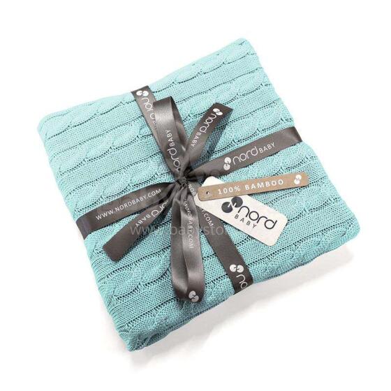 NordBaby Knitted Blanket Art.205679 Blue Haze