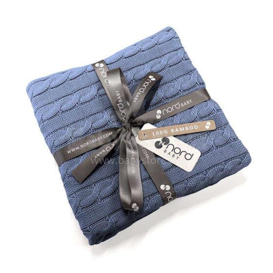 NordBaby Knitted Blanket Art.205681 China Blue
