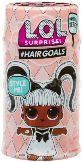 LOL Surprise Hairgoals  Art.FL22247  Pārsteiguma lellīte ar īstiem matiem