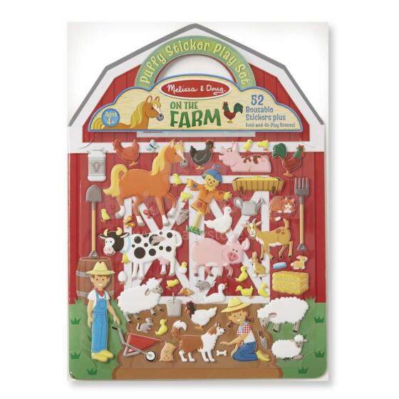 Melissa&Doug Puffy Stickers Farm Art.19408