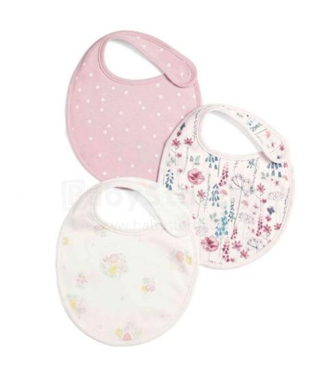 Mamas&Papas Bib Pink Art.114663 Kids bibs,3 pc