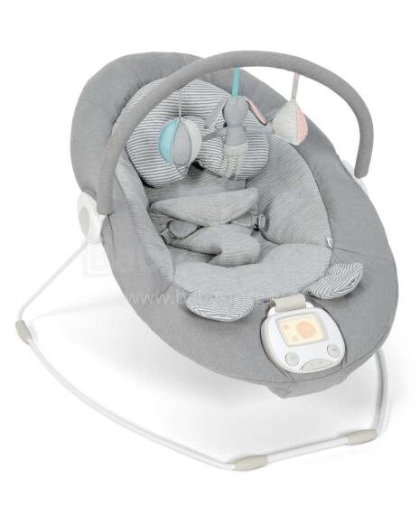Mamas&Papas Art.114677 Grey Melange Детский музыкальный шезлонг