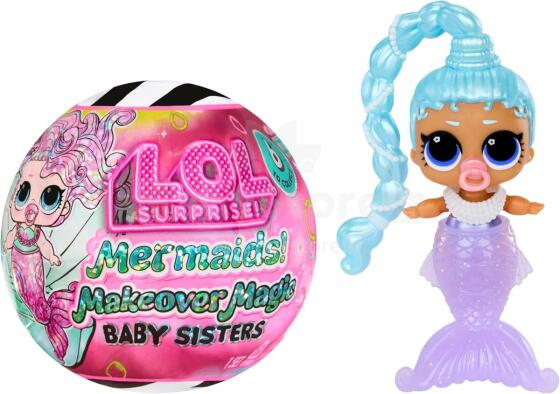 L.O.L. Surprise! Mermaids Makeover Magic Baby Sisters – Colour-Changing Mermaid Collection (Series 1)