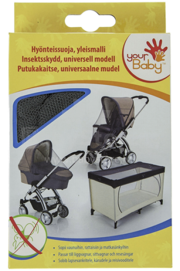 Multifunctional mosquito net for baby strollers, bugies, beds