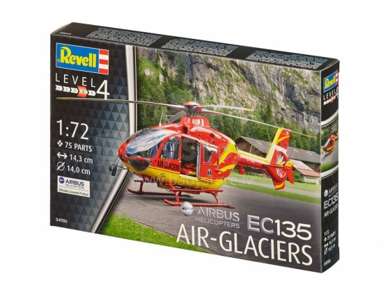 Revell 04986R Airbus Helicopters EC135 AIR-GLACIERS 1:72