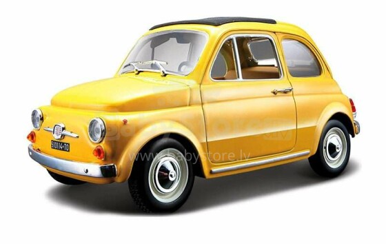 „Bburago Fiat 500F“ 18-22098 str. Mašinos modelis, mastelis 1:24