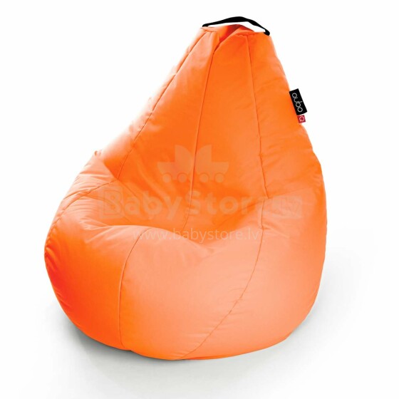 „Qubo ™ Comfort 120 Mango Pop Art.115931“ aukštos kokybės kėdžių pupelių krepšys