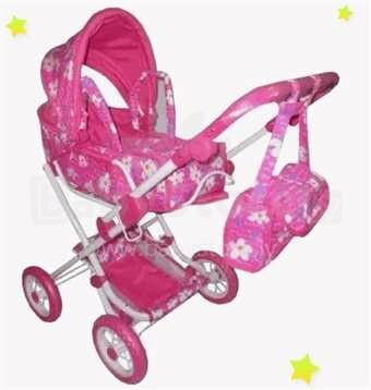 Baby Mix Art.9333C-M1707W  Кукольная коляска