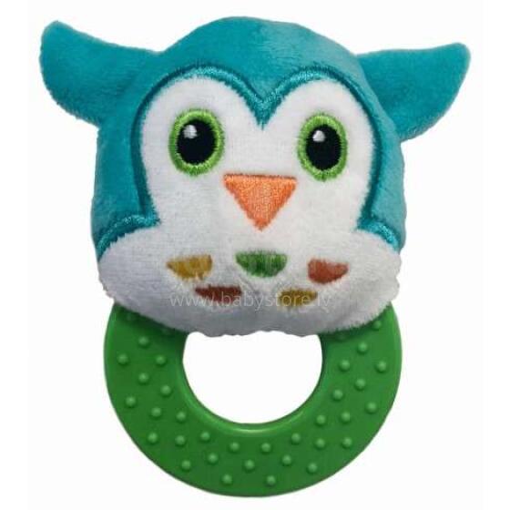 BabyMix Plush Rattle Owl Art.TE-8610-12B
