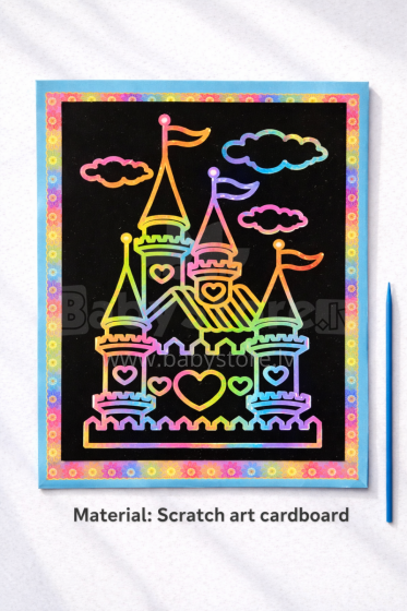 Happy Toys Scratch Art.9576 Engraving Craft Kit
