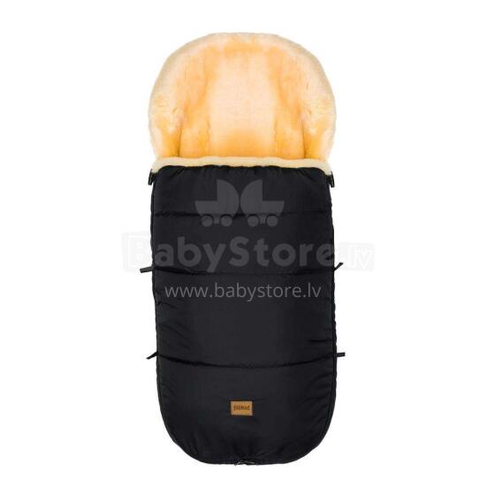 Fillikid Lambskin Footmuff Makalu Art.5780-06 Black sleeping bag