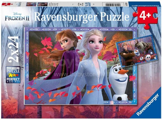 Ravensburger Frozen  Art.R05010  Пазл ,2x24 шт.