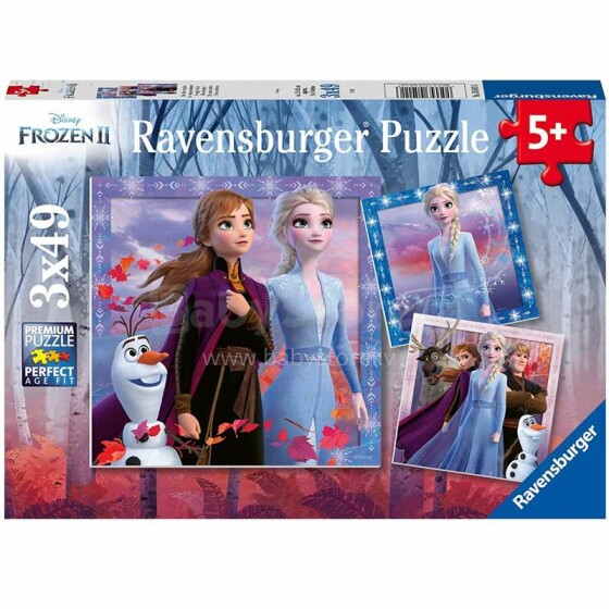Ravensburger Frozen  Art.R05011 Puzle,3x49 gab