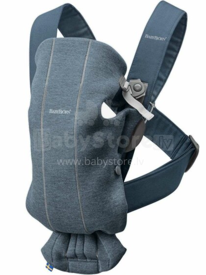 Babybjorn Baby Carrier Mini 3D Jersey   Art.021031 Dove Blue  Känguru - Superior seljakott