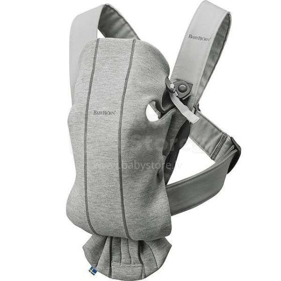 Babybjorn Baby Carrier Mini 3D Jersey   Art.021072 Light Grey