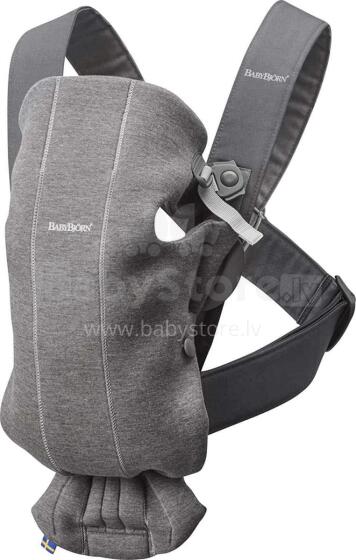 Babybjorn Baby Carrier Mini 3D Jersey   Art.021084 Dark Grey