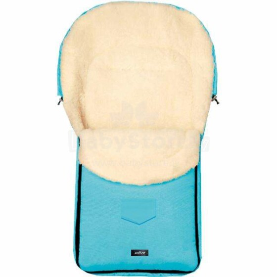 Womar S7 Classic Art.3-Z-SW-S7-010 Light Turquoise  Спальный мешок на натуральной овчинке для коляски