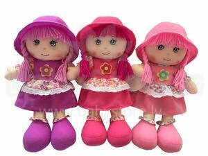 BBL Toys Doll  Art.M-818 Mīksta rotaļlieta lelle, 35 сm