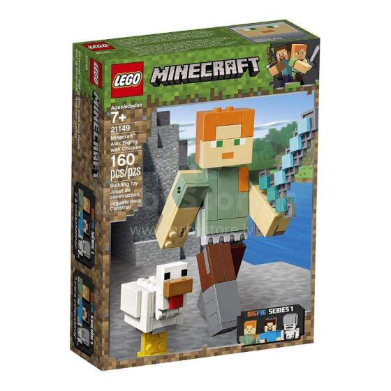 LEGO® Minecraft™ set "Alex BigFig with Chicken", Art. 21149