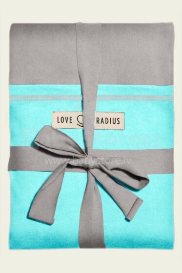 Love Radius Basic Original  Art.118224 Gris Clair/Turquoise   Zīdaiņu slings