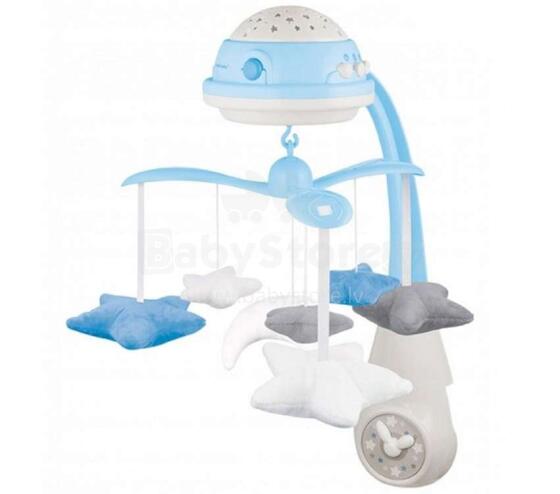 Canpol Babies Art. 75/100 Blue Musical carousel on the crib with movement