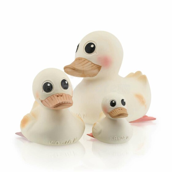 Hevea Kawan Family Duck Art.553175 Antis iš 100% natūralaus kaučiuko, 3 vnt