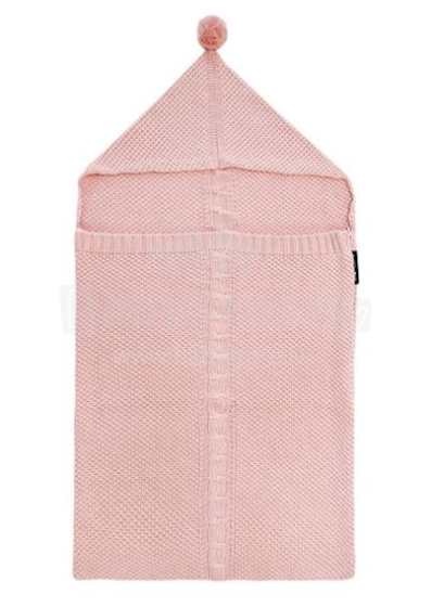 Lullalove Bamboo Blanket Art.118768 Pink   Детское хлопковое одеяло-конвертик