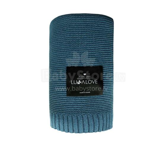 Lullalove Bamboo Blanket Art.118773 Baby Petrol