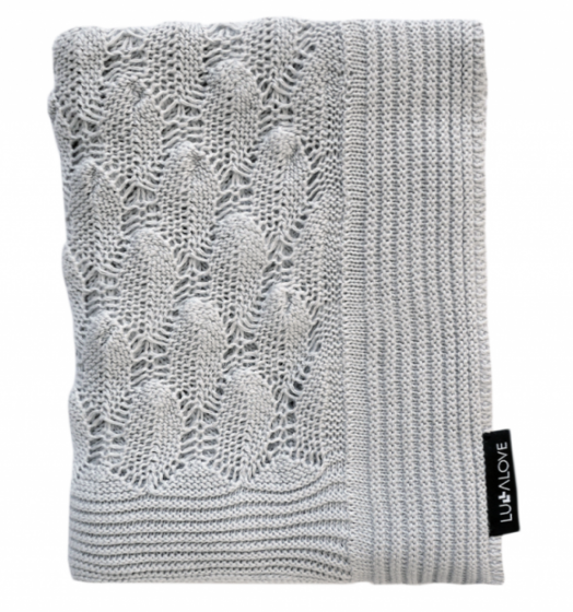 Lullalove Boho Blanket Art.118788 Grey  Mīkstā kokvilnas sedziņa (plediņš) 100x80cm
