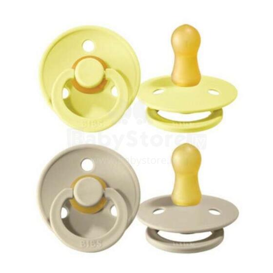 Bibs Colour Sunshine/Sand  Art.114023 PAcifier 0-6 m, 100% natural.