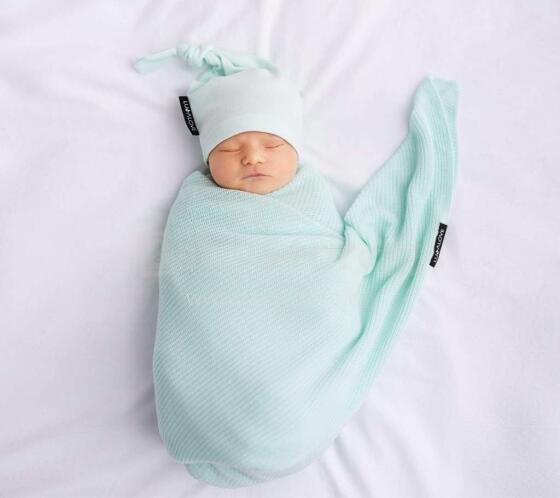 Lullalove Light knitted Swaddle  Art.118863 Mint