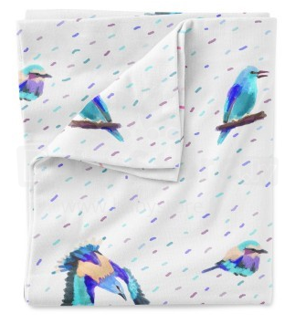 Lullalove Bedding Set Art.118873 Bluebird  Комплект постельного белья из 2 частей, 100x135 см