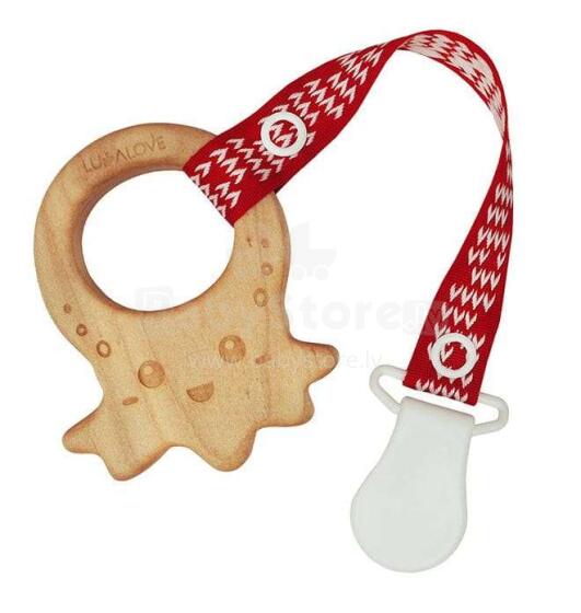 Lullalove Wood MaMari  Art.118945 Octopus